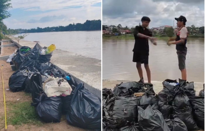 Remaja Bowara Grup Bersihkan Barau Ladang, Ketua DPRD Sintang Indra Subekti Siap Dukung dengan APD
