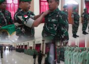 Kasrem 121/Abw Pimpin Kenaikan Pangkat 17 Prajurit, Tekankan Profesionalisme dan Loyalitas