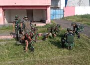 Wujudkan Gerakan Indonesia Asri, Kodim 1310/Bitung dan Yonif 916/BS Gelar Kerja Bakti Massal di Stadion Duasudara