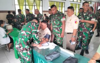 Jaga Kesehatan Personel, Kodim 1310/Bitung Gelar Penyuluhan Bahaya Diabetes dan Hipertensi