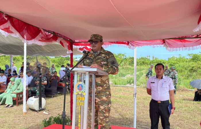 Satukan Langkah Membangun Negeri, TMMD Imbangan Ke-128 Kodim 1202/Skw Resmi Dibuka.