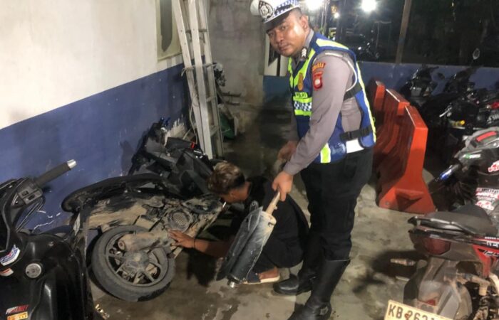 Razia Knalpot Brong di Malam Minggu, Satlantas Polres Sekadau Tindak 12 Pelanggar
