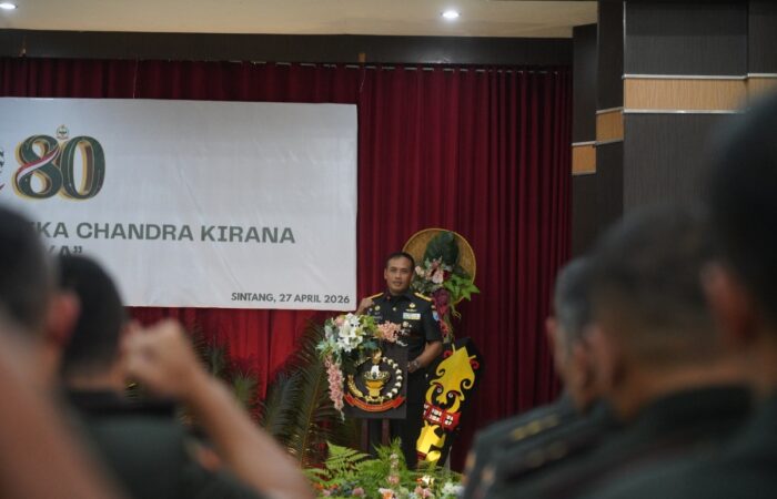 Danrem 121/Abw Hadiri HUT ke-80 Persit KCK di Sintang, Tekankan Peran Istri Prajurit dan Pendidikan Keluarga
