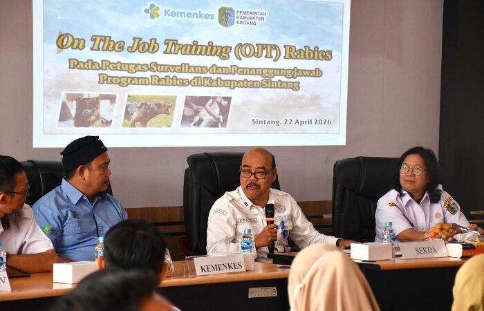 Sekda Sintang Tegaskan Eliminasi Anjing Penyebab Rabies, KLB Sudah Ditetapkan