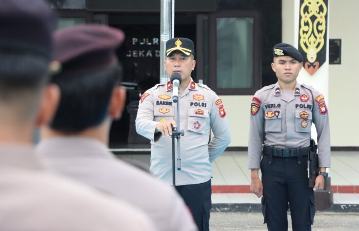Apel Siaga May Day 2026, Wakapolres Sekadau Tekankan Kesiapsiagaan