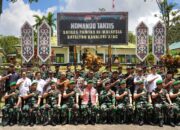 Danrem 121/Abw dampingi Pangdam XII/Tanjungpura Kunjungi Pos Kotis Nanga Badau, Berikan motivasi dan Semangat Prajurit Penjaga Perbatasan RI-Malaysia