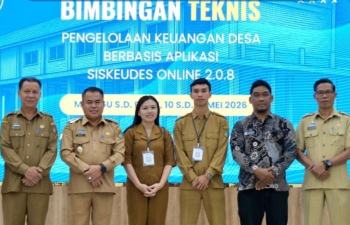 Bupati Sekadau Aron SH Buka Bimtek Siskeudes Online 2.0.8 TA 2026 untuk Tingkatkan Transparansi Keuangan Desa