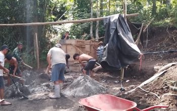 Dandim 1310/Bitung Apresiasi Aksi Babinsa  Airmadidi Bawah Dan Warga Gotong Royong Bangun Jembatan Perintis Garuda