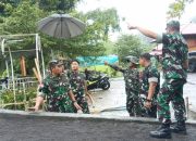Pastikan Progres Pekerjaan Berjalan Lancar, Dandim 1310/Bitung Dampingi Danrem 131/Santiago Tinjau Pembangunan Jembatan Perintis Garuda di Wilayah Kodim 1310/Bitung